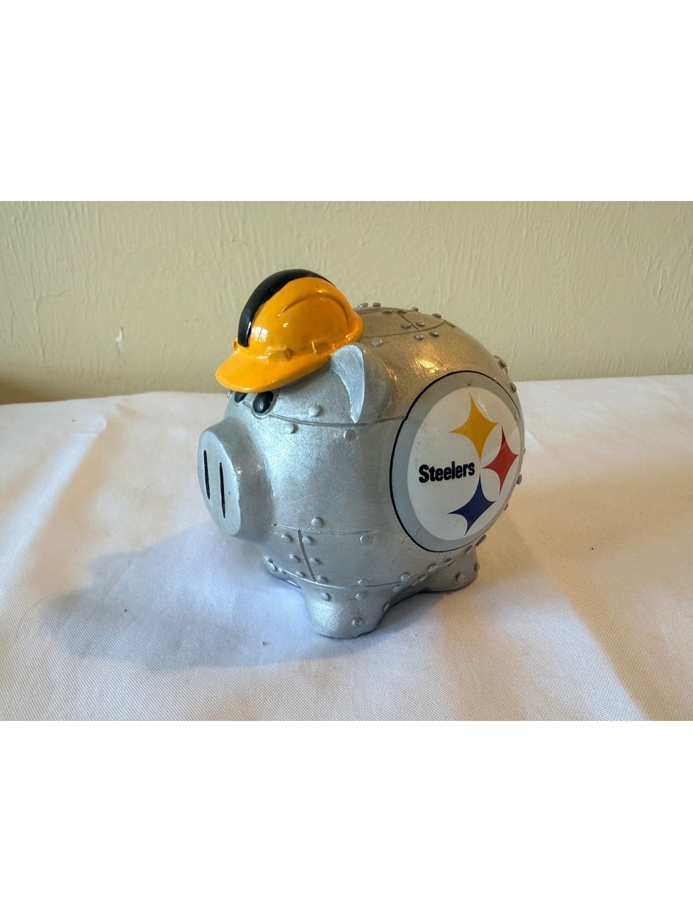 Pittsburgh Steelers Forever Collectibles NFL Piggy Bank Hard Hat Coin Bank